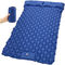 Σκούρο μπλε διπλό επίστρωμα Τύπου TPU ποδιών μαξιλαριών ύπνου στρατοπέδευσης διογκώσιμο